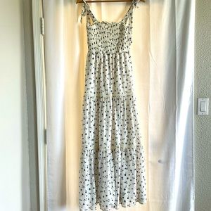 Altar’d State floral white and blue dress